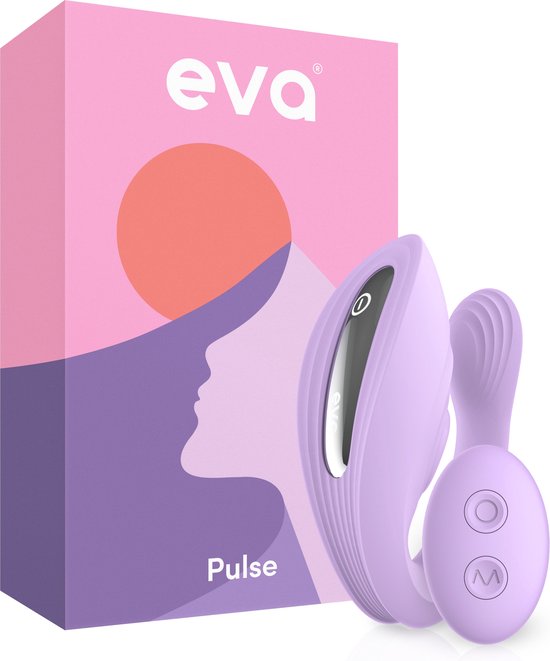 Eva® Pulse - Koppel Vibrators met Afstandsbediening - G Spot en Clitoris Stimulator - Erotiek Seks Toys voor Vrouwen - Lavender Purple
