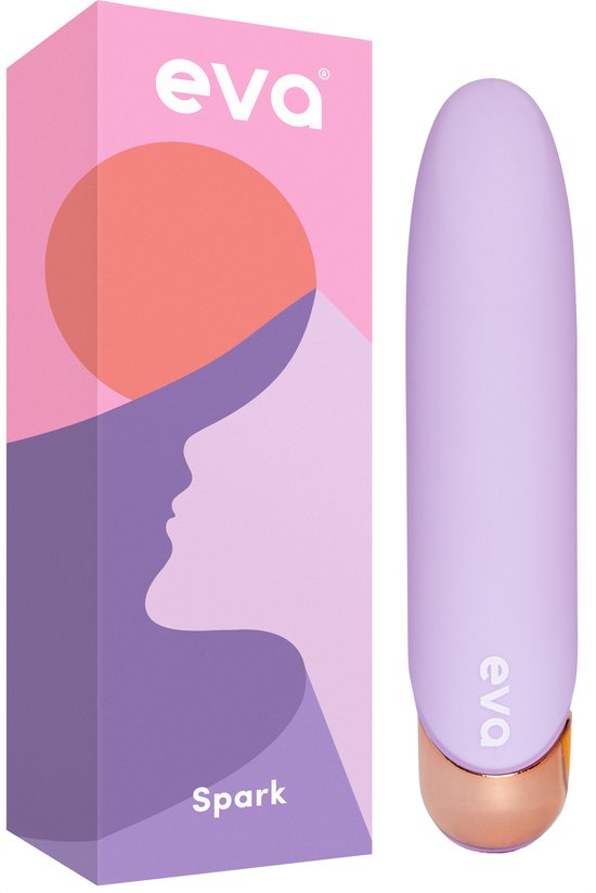 Eva® Spark - Mini Vibrators - G Spot & Clitoris Stimulator - Bullet Vibrator voor Vrouwen & koppels - Discreet - Erotiek Sex Toys - Lavender Purple
