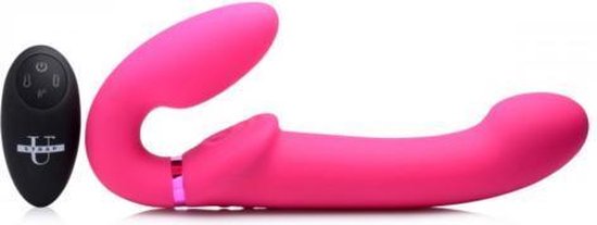 G-Pulse Vibrerende Strapless Dildo Met Afstandsbediening- Roze - Roze - Sextoys - Dildo's - Toys voor dames - Strap on