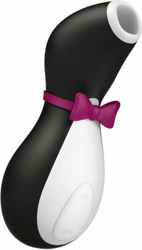 Satisfyer Penguin - Luchtdruk Vibrator - Zwart/ Wit