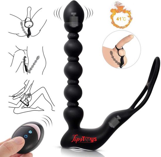 TipsToys Prostaat Stimulator Vibrators Sex Toy - Buttplug Verwarming Gspot