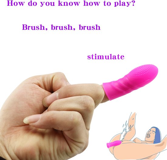 Vinger sleeve - seks speeltje - lust vinger - roze
